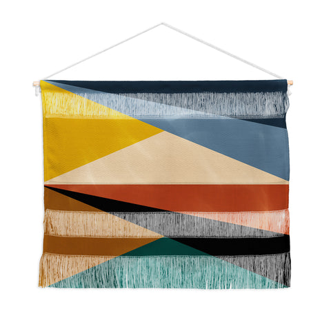 Colour Poems Geometric Triangles Bold Wall Hanging Landscape