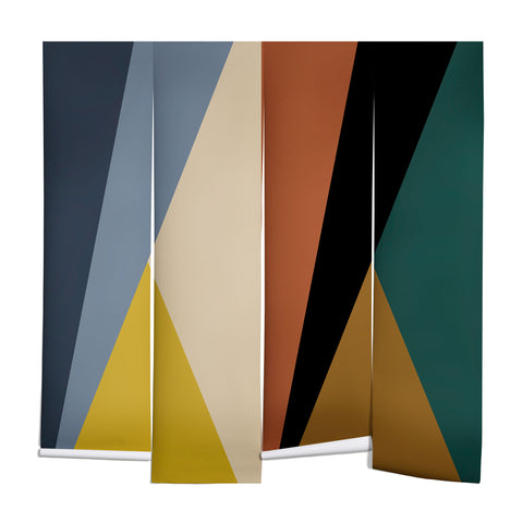Colour Poems Geometric Triangles Bold Wall Mural