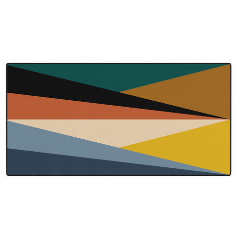 Colour Poems Geometric Triangles Bold Desk Mat