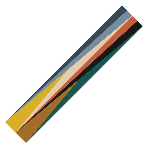 Colour Poems Geometric Triangles Bold Table Runner