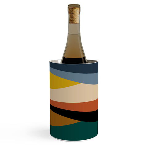 Colour Poems Geometric Triangles Bold Wine Chiller