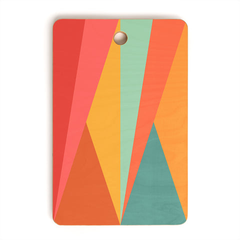 Colour Poems Geometric Triangles Cutting Board Rectangle