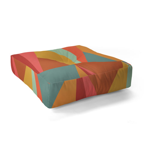 Colour Poems Geometric Triangles Floor Pillow Square