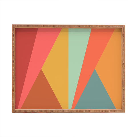 Colour Poems Geometric Triangles Rectangular Tray