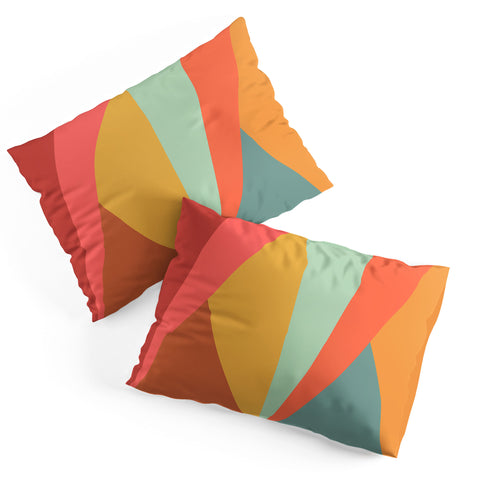 Colour Poems Geometric Triangles Pillow Shams