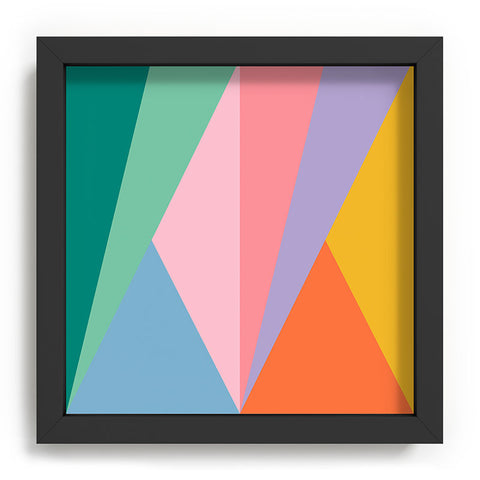 Colour Poems Geometric Triangles Spring Recessed Framing Square