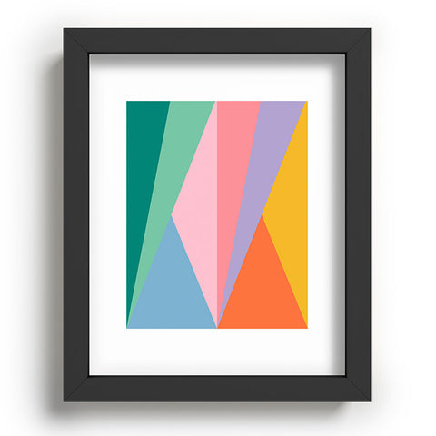 Colour Poems Geometric Triangles Spring Recessed Framing Rectangle