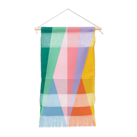 Colour Poems Geometric Triangles Spring Wall Hanging Portrait
