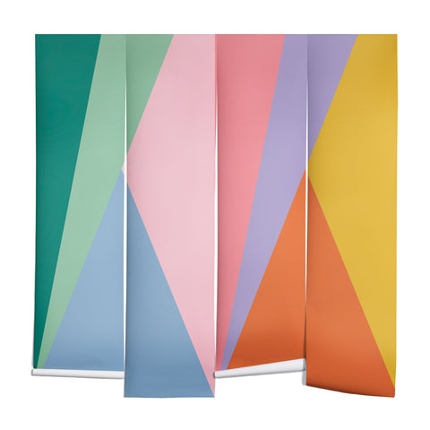 Colour Poems Geometric Triangles Spring Wall Mural