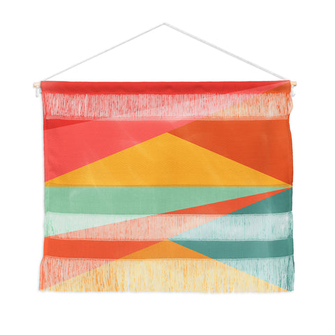 Colour Poems Geometric Triangles Wall Hanging Landscape