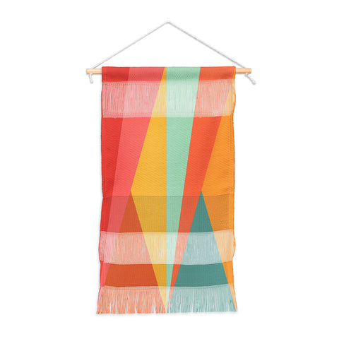 Colour Poems Geometric Triangles Wall Hanging Portrait