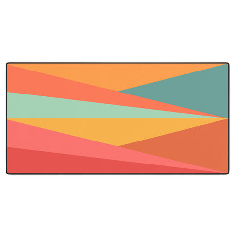 Colour Poems Geometric Triangles Desk Mat