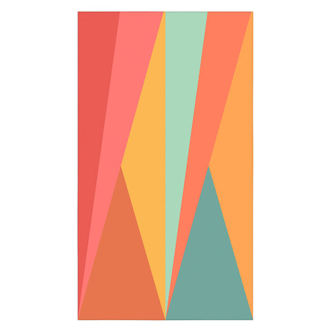 Colour Poems Geometric Triangles Tablecloth