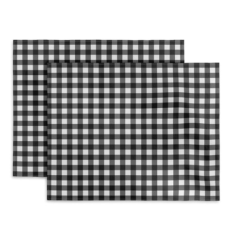 Colour Poems Gingham Black and White Placemat