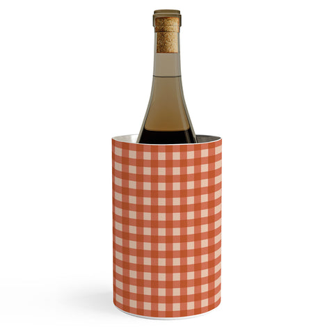 Colour Poems Gingham Classic Red Wine Chiller