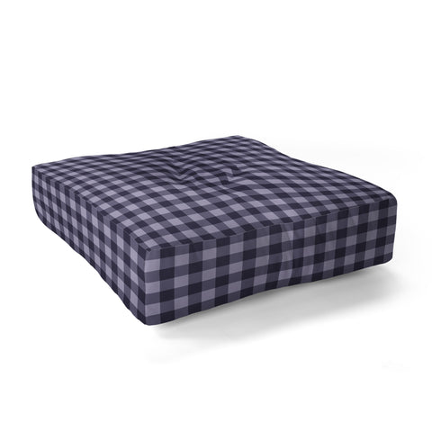 Colour Poems Gingham Dusk Floor Pillow Square