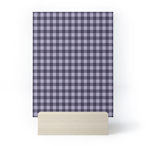 Colour Poems Gingham Dusk Mini Art Print