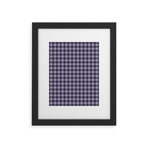 Colour Poems Gingham Dusk Framed Art Print