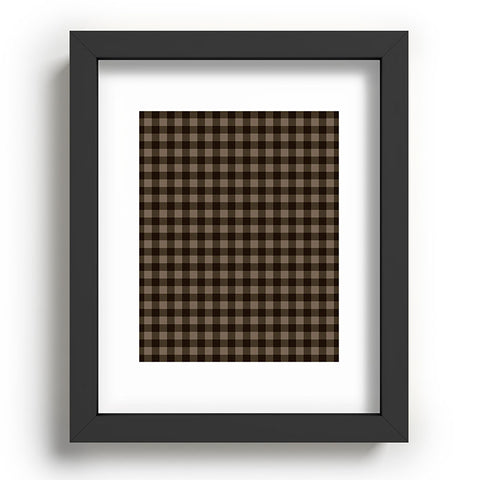 Colour Poems Gingham Earth Recessed Framing Rectangle