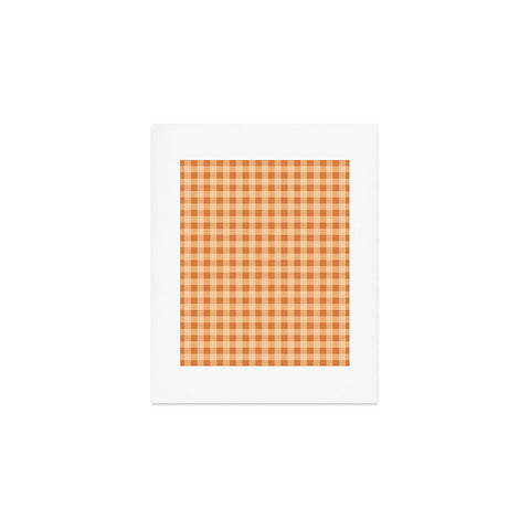 Colour Poems Gingham Honey Art Print