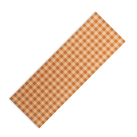 Colour Poems Gingham Honey Yoga Mat