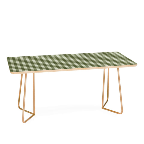 Colour Poems Gingham Moss Coffee Table