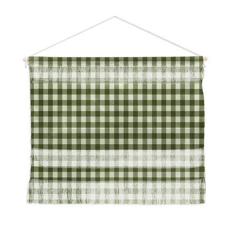 Colour Poems Gingham Moss Wall Hanging Landscape