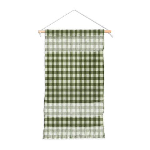 Colour Poems Gingham Moss Wall Hanging Portrait