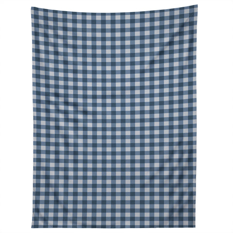 Colour Poems Gingham Pattern Classic Blue Tapestry