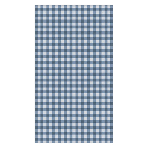 Colour Poems Gingham Pattern Classic Blue Tablecloth