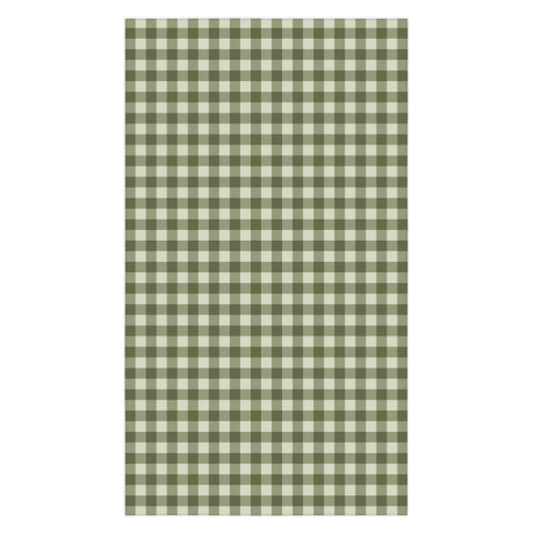 Colour Poems Gingham Pattern Moss Tablecloth
