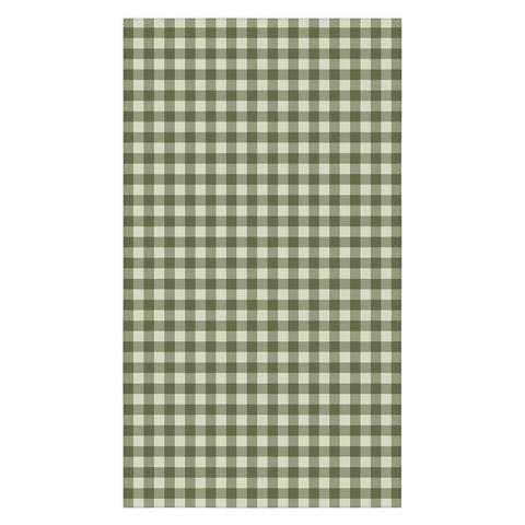 Colour Poems Gingham Pattern Moss Tablecloth