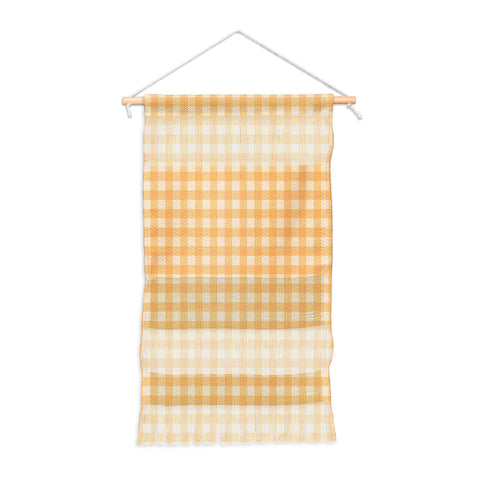 Colour Poems Gingham Peach Wall Hanging Portrait