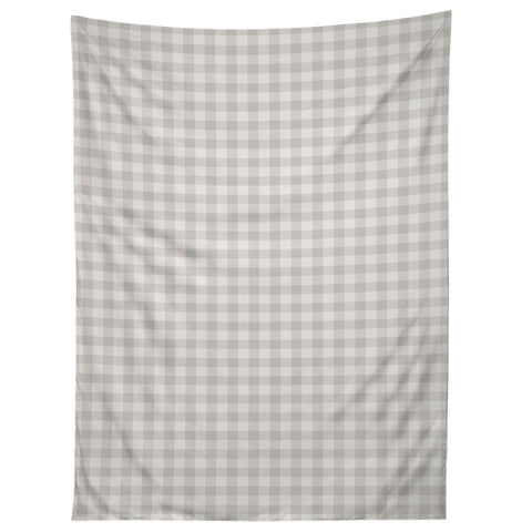 Colour Poems Gingham Plaid Pattern Cloud White Tapestry