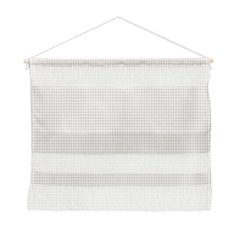 Colour Poems Gingham Plaid Pattern Cloud White Wall Hanging Landscape