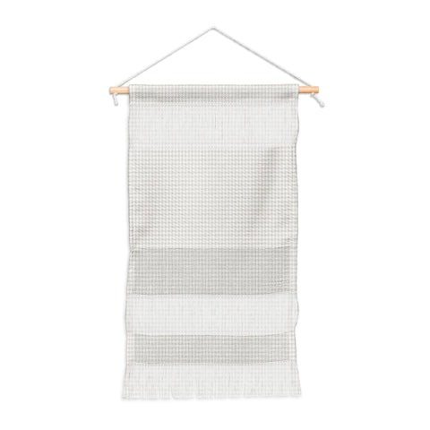 Colour Poems Gingham Plaid Pattern Cloud White Wall Hanging Portrait