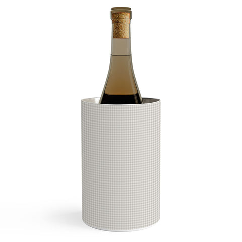 Colour Poems Gingham Plaid Pattern Cloud White Wine Chiller