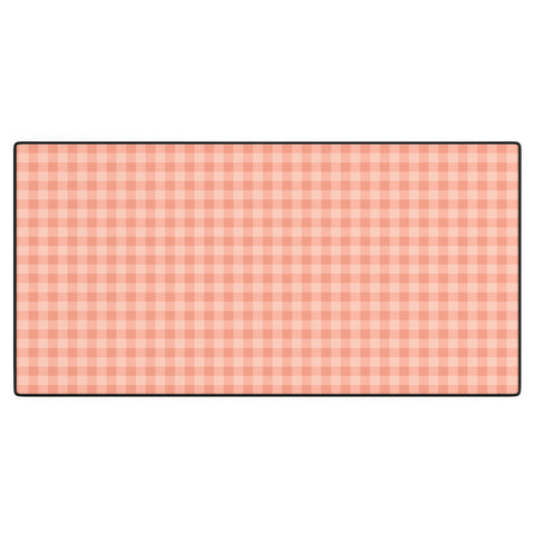 Colour Poems Gingham Rose Desk Mat