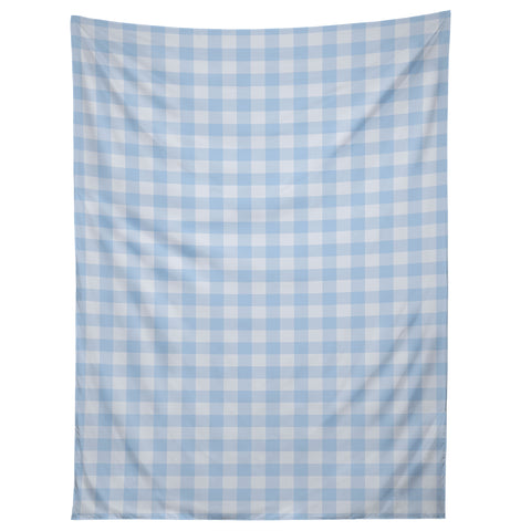 Colour Poems Gingham Sky Blue Tapestry