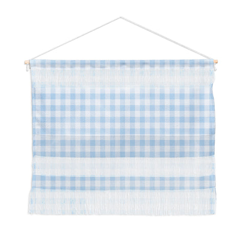 Colour Poems Gingham Sky Blue Wall Hanging Landscape