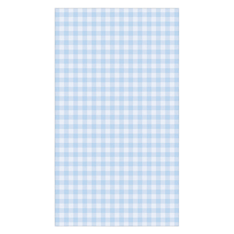 Colour Poems Gingham Sky Blue Tablecloth
