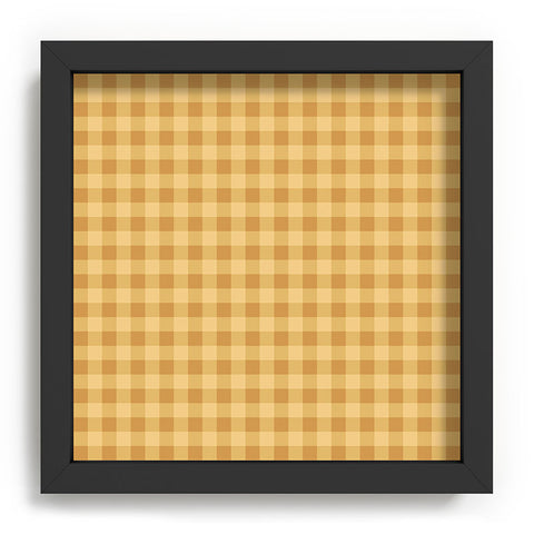 Colour Poems Gingham Straw Recessed Framing Square
