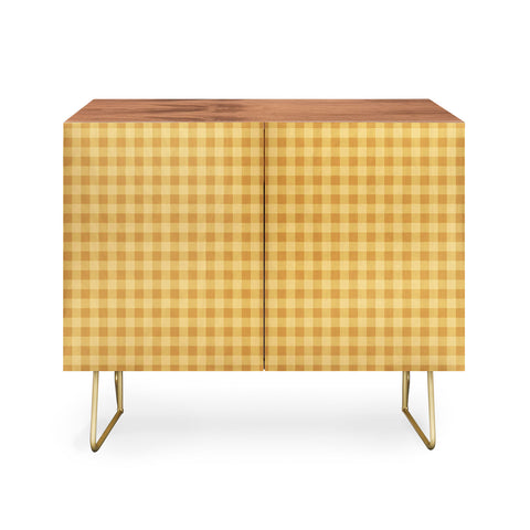 Colour Poems Gingham Straw Credenza
