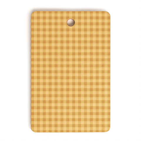 Colour Poems Gingham Straw Cutting Board Rectangle