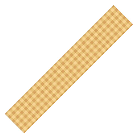 Colour Poems Gingham Straw Table Runner