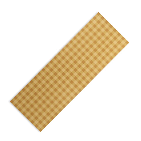 Colour Poems Gingham Straw Yoga Mat