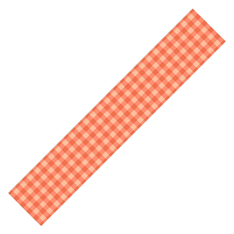 Colour Poems Gingham Strawberry Table Runner