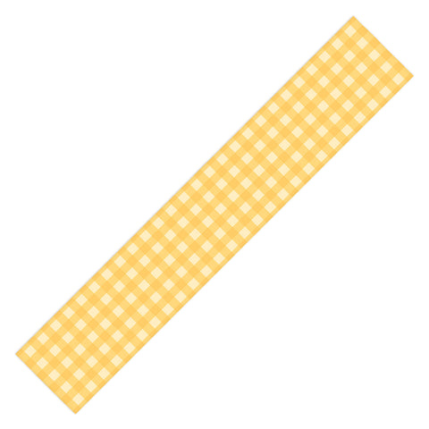 Colour Poems Gingham Sunshine Table Runner