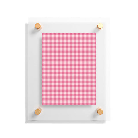 Colour Poems Gingham Tulip Floating Acrylic Print
