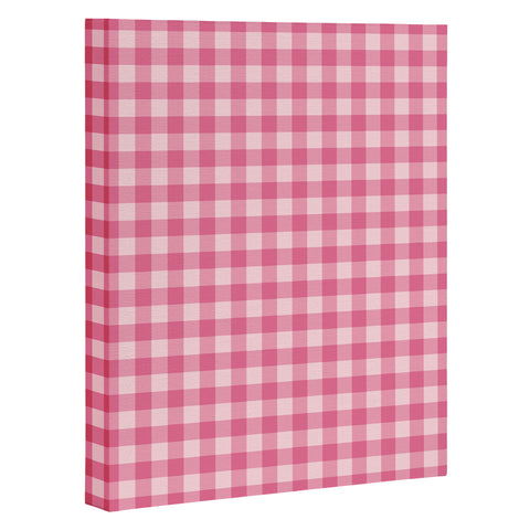 Colour Poems Gingham Tulip Art Canvas